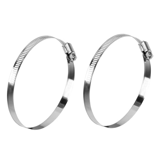 6 Inch Duct Clamp, Large Hose Clamp for Plumbing Dryer Vent - Image 1