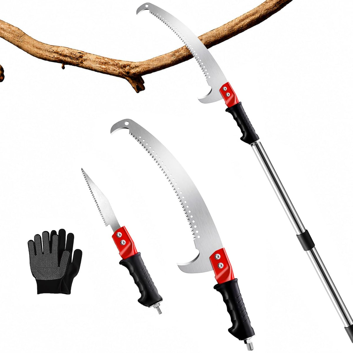 14FT Pole Saw with Adjustable Length for Tree Trimming - Image 1