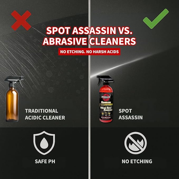Renegade Products Water Spot Remover Safe on Polished Aluminum Non Acidic Base 24 Oz Bottle