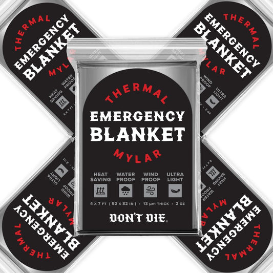 Emergency Blanket – 5 Pack – Thermal Mylar Foil Space Blankets - Image 1