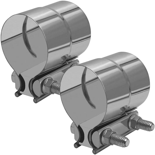 2.5" Exhaust Clamp, 2 1/2in Lap Joint Exhaust Band Clamp | Hand Tools - Image 1