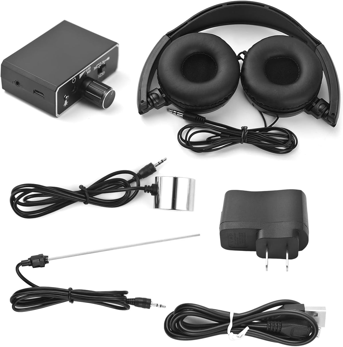 Acoustic Water Leak Detector with Dual Probes & Headphones