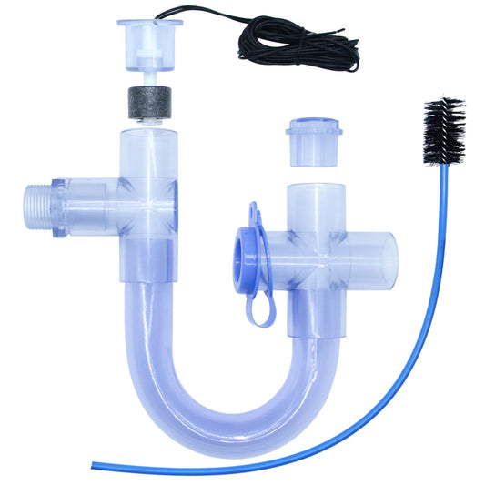 Condensate Trap with Built-In Overflow Switch for HVAC - Image 1