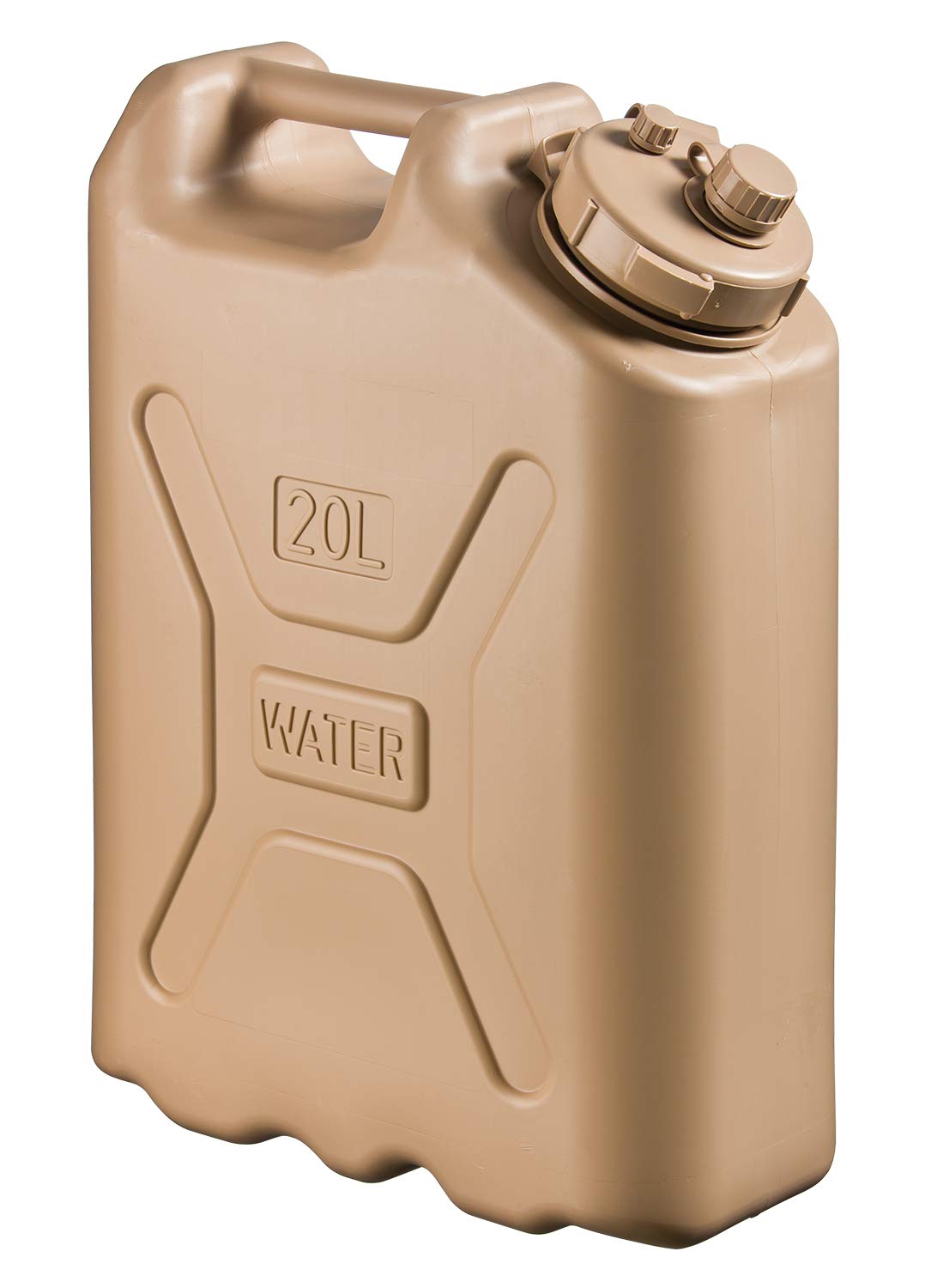 Scepter Military Style Water Storage Container for Camping, Sand - Image 1