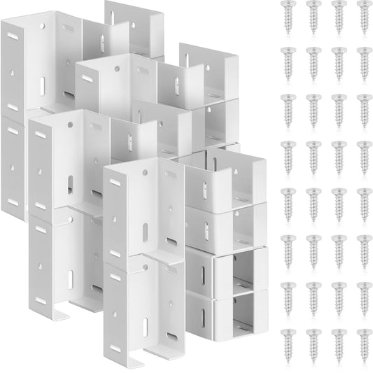 Hicarer 8 Pcs Heavy Duty Aluminum Fence Bracket | Kitchen Essentials - Image 1