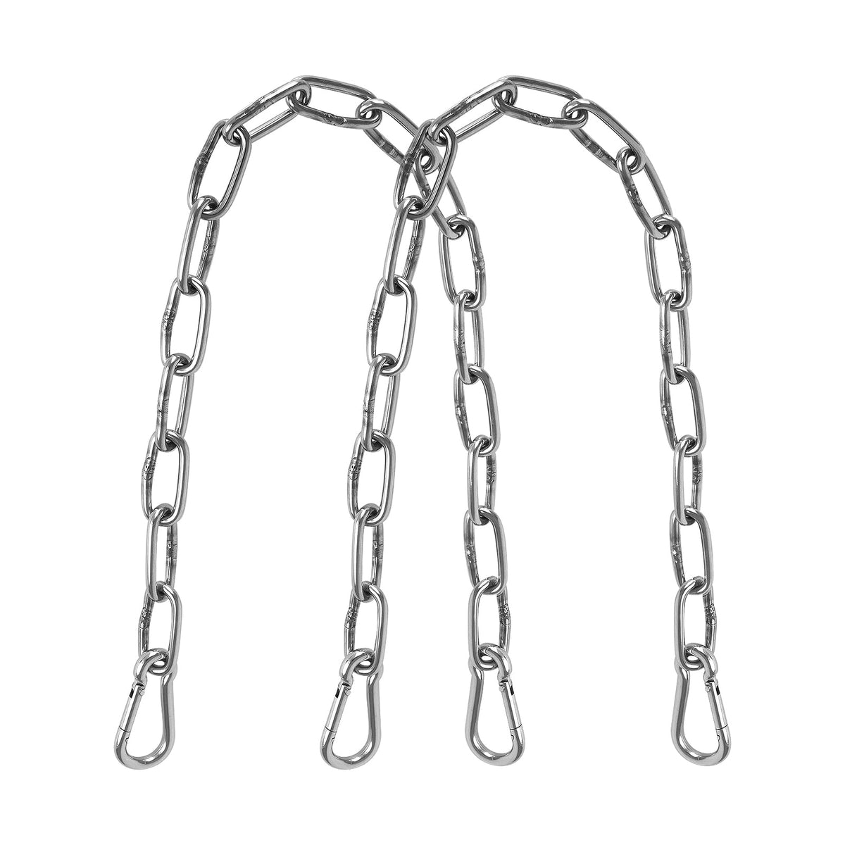 2 Pack Gate Chains Lock, 24 Inch Chain Link Fence Gate Lock - Image 1