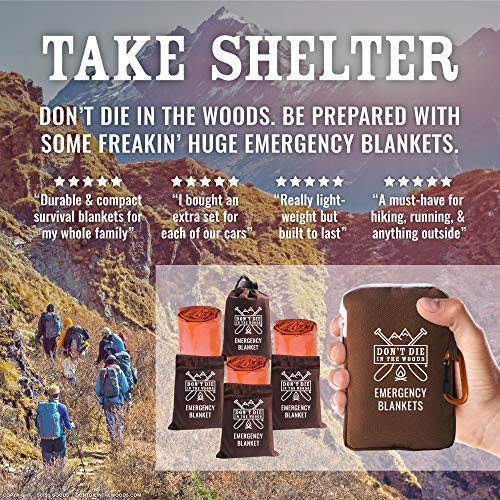 Don’t Die in The Woods – Freakin’ Huge Emergency Blankets - Image 3