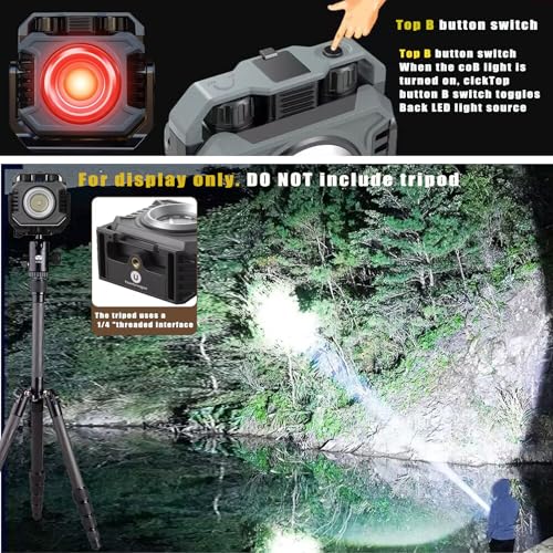 COB Work Light Rechargeable Magnetic Work Lights 1500LM | Home Repair - Image 6