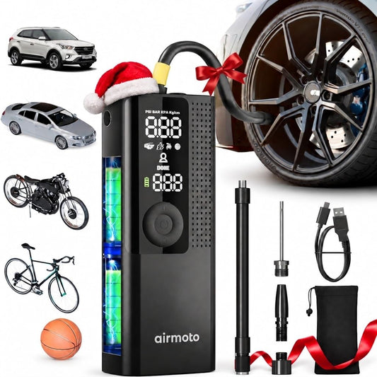 Airmoto Tire Inflator Portable Air Compressor for Cars - Image 1