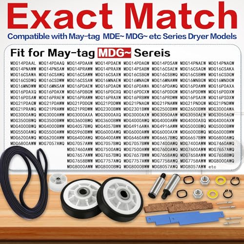 12001541 Dryer Repair Kit Fit for May-tag MDE2600AYW | Home Repair - Image 5