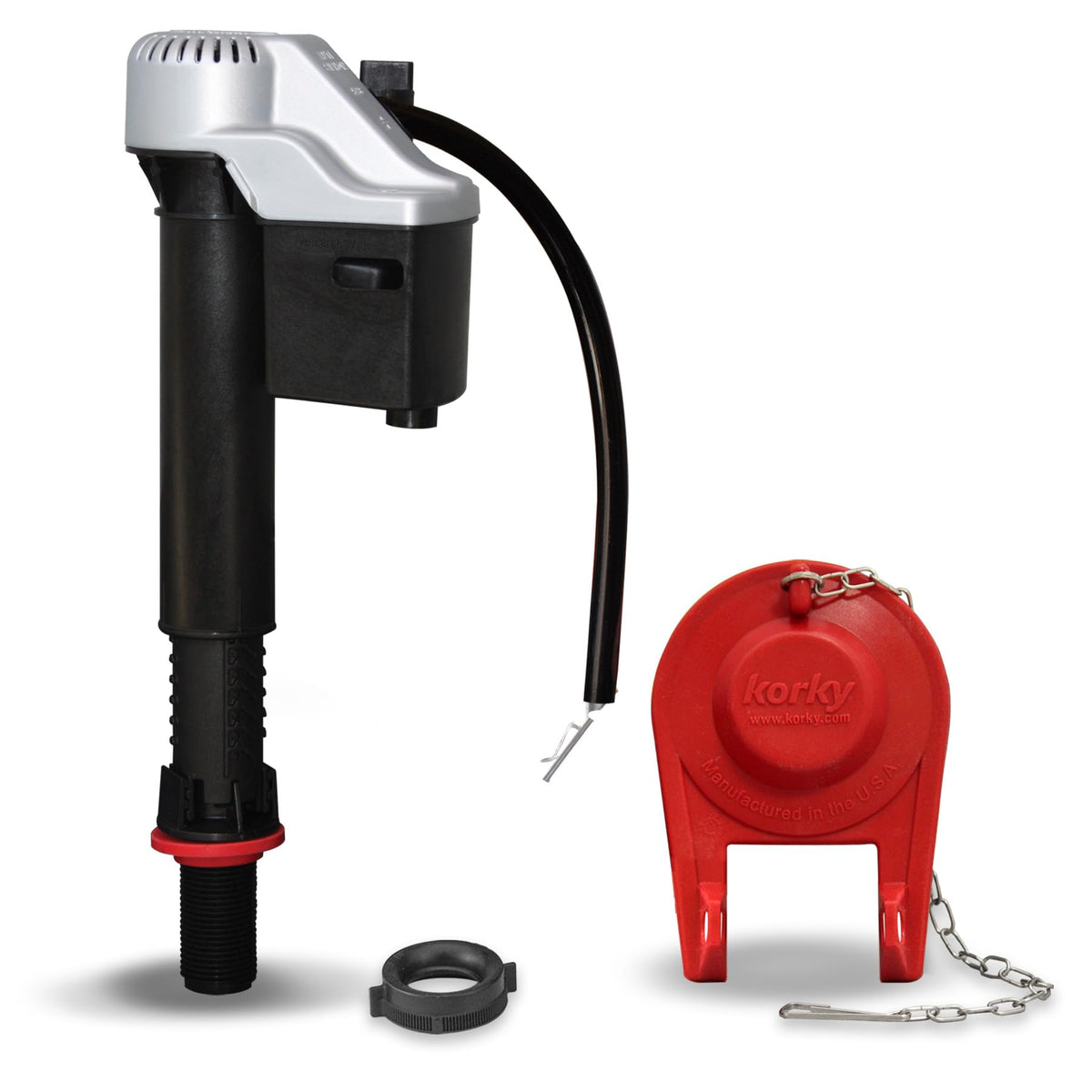 Korky Platinum Toilet Fill Valve and Standard 2" Flapper | Home Repair - Image 1