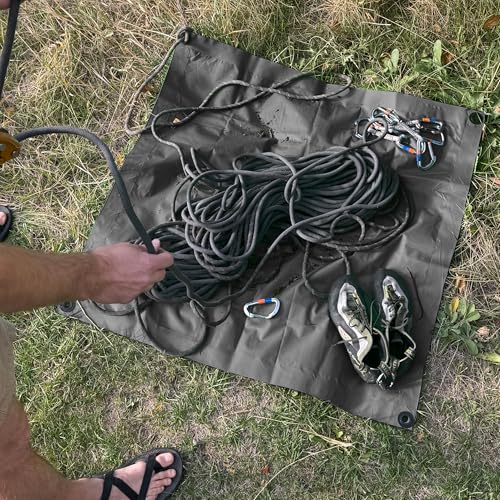 Renegade Heavy Duty Waterproof Tarp, 3 x 3 ft, Black - Image 3