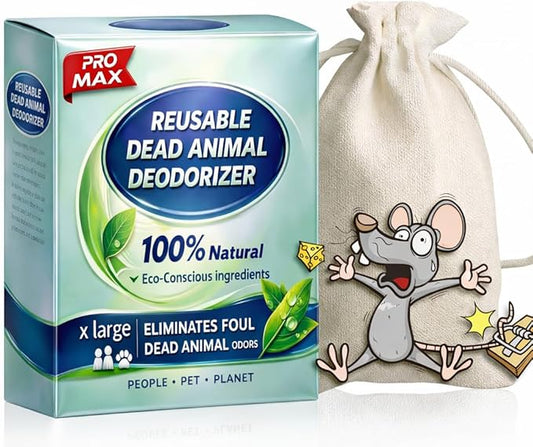 Animal Odor Eliminator for Strong Odor Remover, Dead Animal Smell Eliminator- Safe Indoor & Outdoor Use, Natural Odor Remover, Fresh & Effective