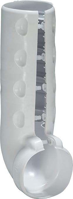 Truebro 82193 Lav Guard 2 100 Series Undersink Molded Vinyl Tubular P-Trap Piping Cover and 2 Angle Valve and Supply Covers (102 E-Z), China White