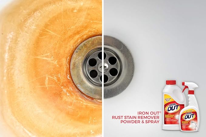 Iron Out Rust Stain Remover Spray Gel, 24 Fl. Oz. 3-Pack, 3 Bottles