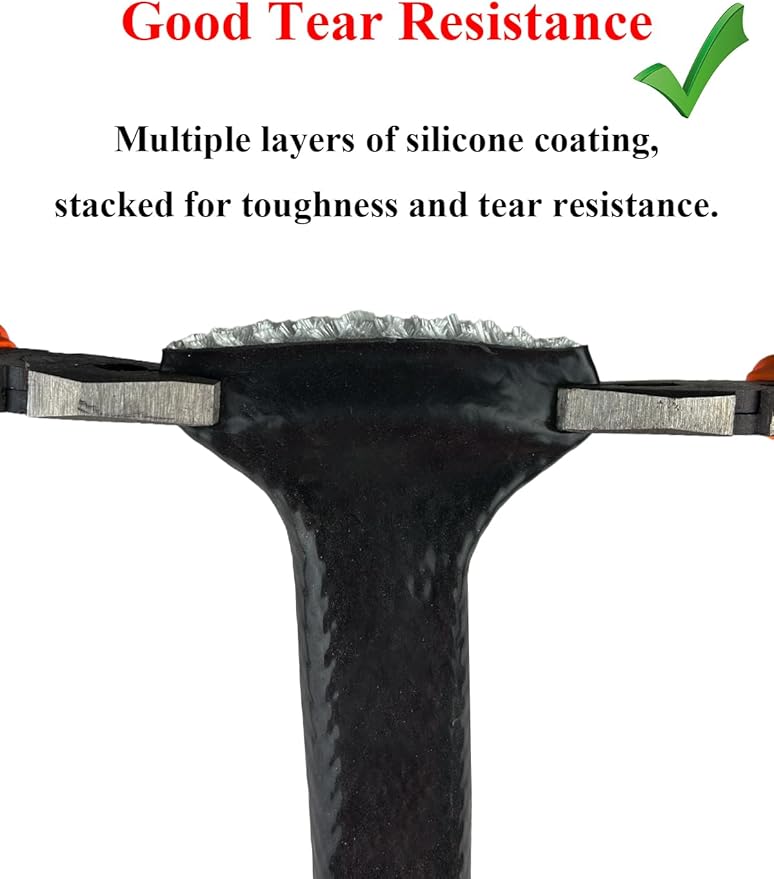 YAMAKATO 1/4" ID Heat Shielded Fire Thermo Armor Fire Sleeve Silicone Coated Fiberglass Heat Protection w/ 3 Clamps for Automotive Hose Lines & Electrical Wiring (Black, 5FT