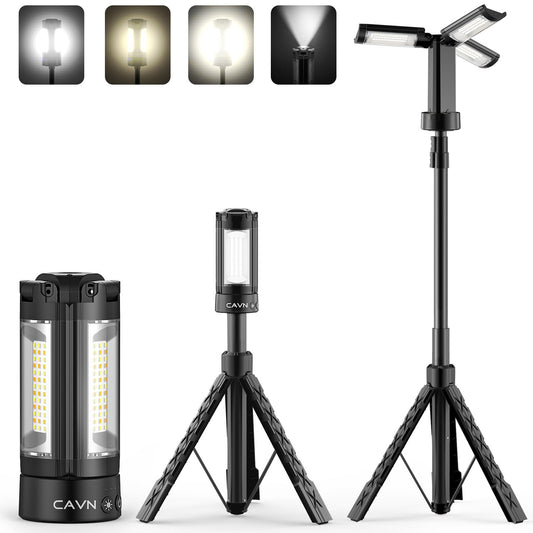 CAVN Rechargeable Camping Light with Tripod Stand - Image 1