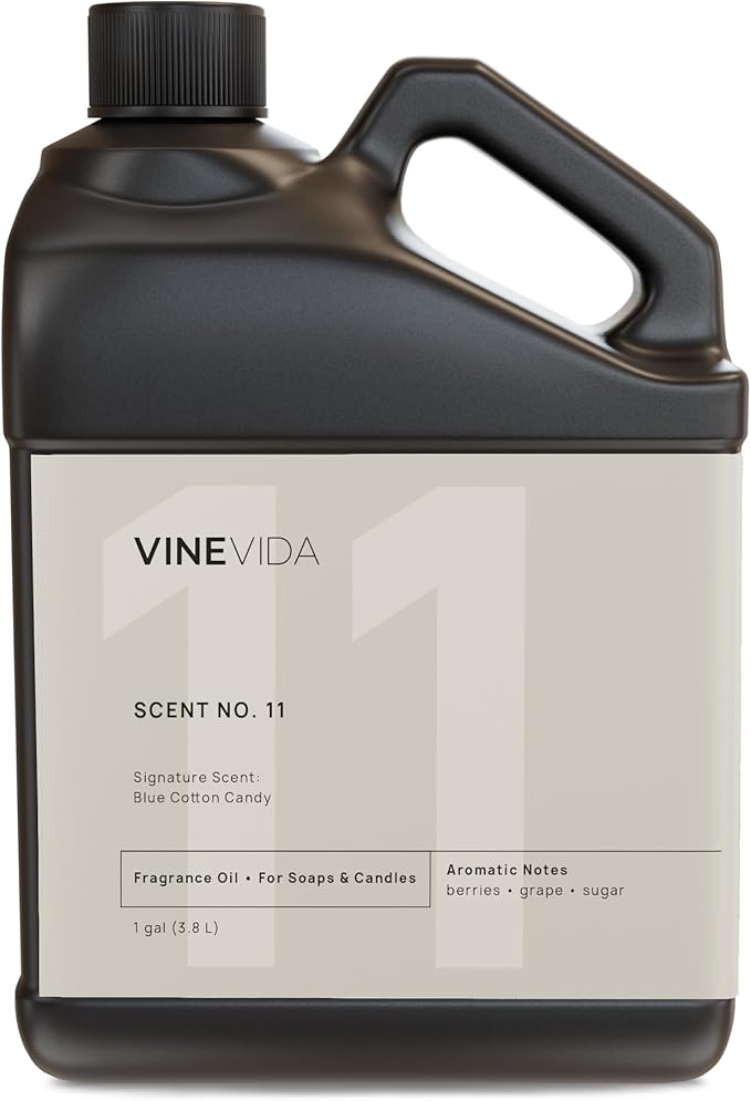 VINEVIDA [128oz] Blue Cotton Candy Fragrance Oil for Candle Making and Soap Making - Premium Candle Scents for Soy Candles