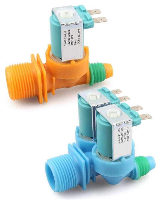 Cold & Hot Water Inlet Valve Fit for Samsung WA45N3050AW/A4 - Image 1