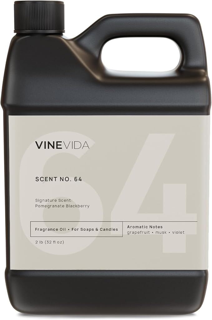 VINEVIDA [32oz] Pomegranate BlackBerry Fragrance Oil for Candle Making and Soap Making - Premium Candle Scents for Soy Candles