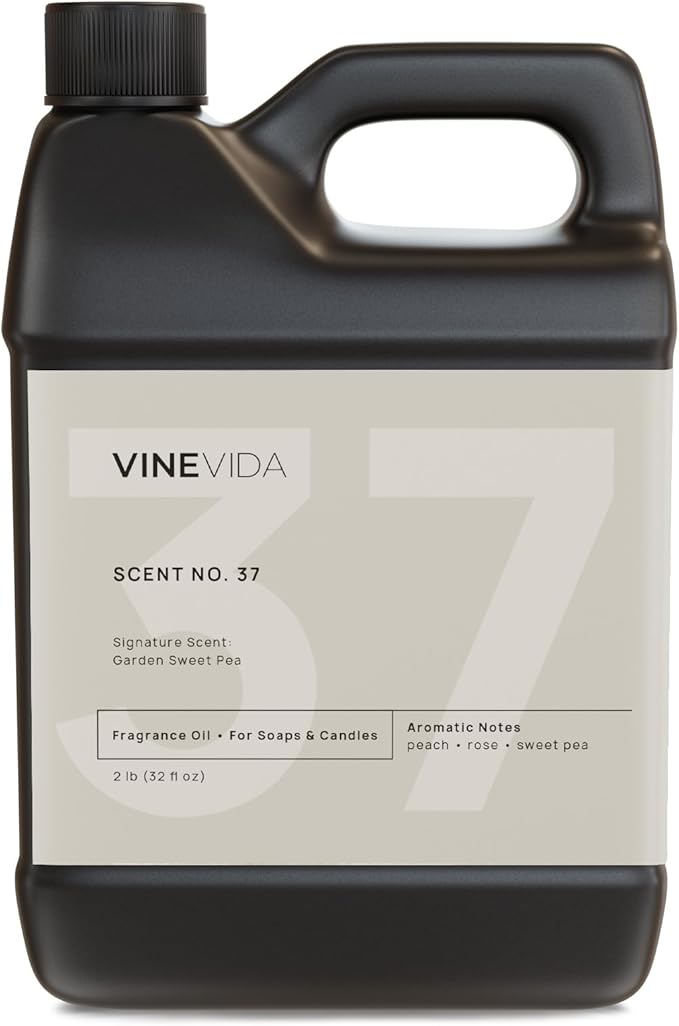 VINEVIDA [32oz] Garden Sweet Pea Fragrance Oil - Made in USA Scents for Candle & Soap Making