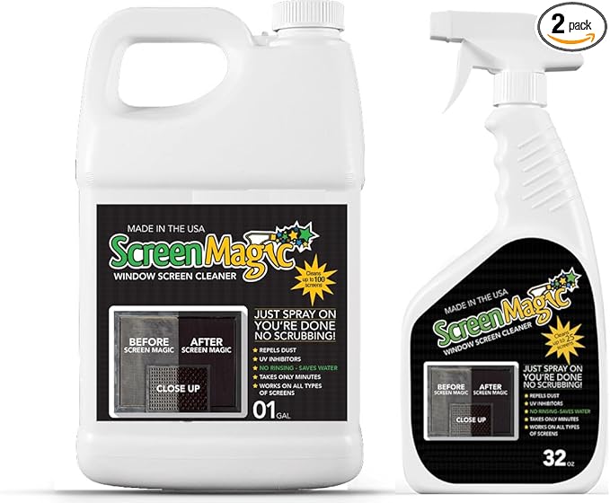 SCREEN MAGIC SM1GR Refill SM32T Trigger Sprayer Combo
