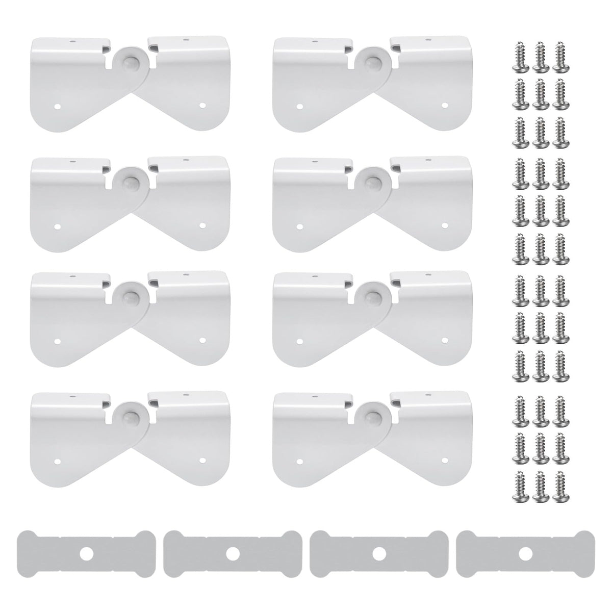 Gutter Downspout Flip-Up Hinge, Gutter Extension 8-Pack - Image 1