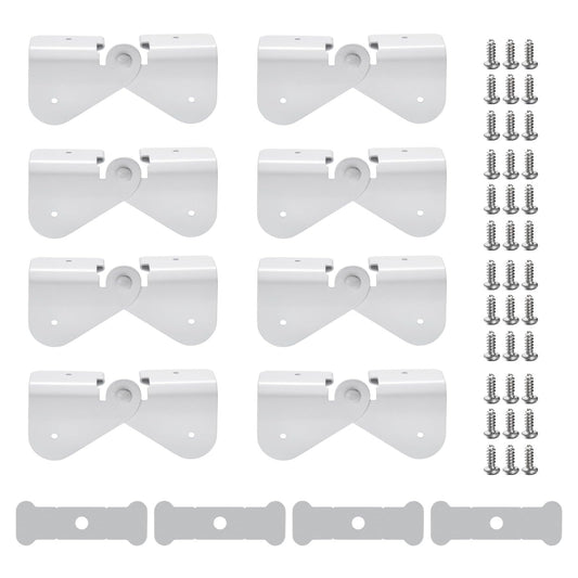 Gutter Downspout Flip-Up Hinge, Gutter Extension 8-Pack - Image 1