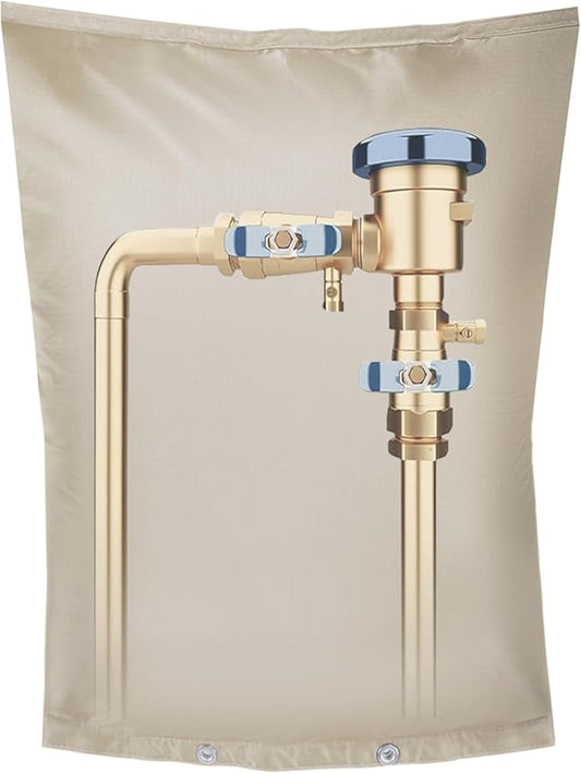 Backflow Preventer Insulation Cover,Pipe Insulation,Outdoor Pipe Covers For Winter Freeze Protection,Outdoor Faucet Covers For Winter Freeze Protection,Insulated Pipe Covers For Outside (16w*26h)