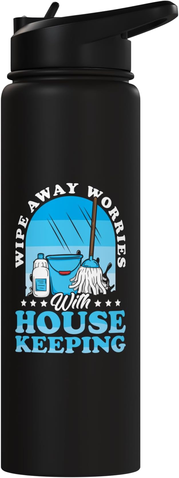 Housekeeping House Keeper Uniforms Housekeeper Stainless Steel Insulated Water Bottle
