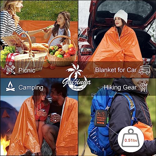 Emergency Blankets for Survival 2-Pack, Extra Thick - Image 6