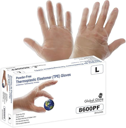 Global Glove 8600PF Thermoplastic Elastomer (TPE) size