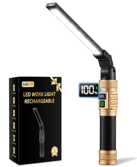 LNRYY Rechargeable Magnetic LED Work Light/Flashlight - Image 1