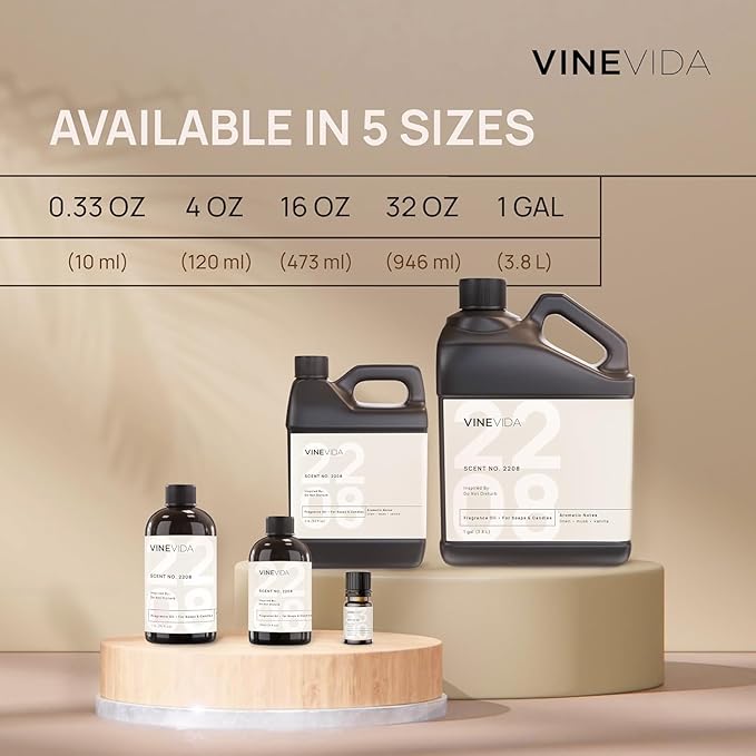 VINEVIDA [4oz] Casablanca Lily Fragrance Oil - Lily Scent for Candle & Soap Making, Made in USA