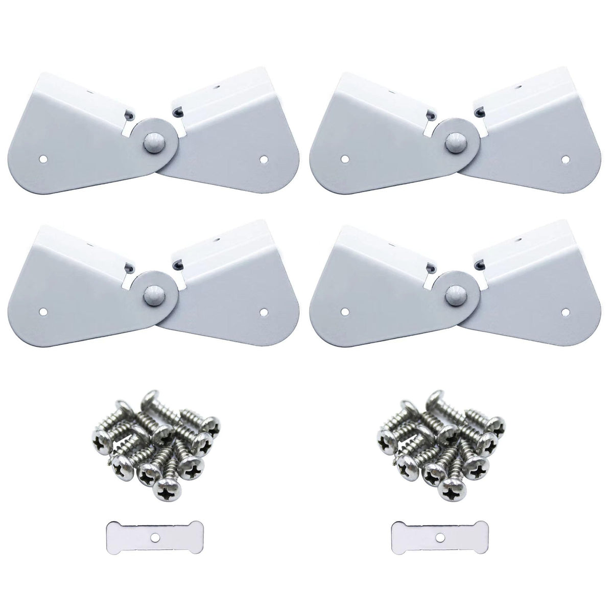 Gutter Downspout Flip-Up Hinge, Gutter Extension Hinge (4 Pack) - Image 1