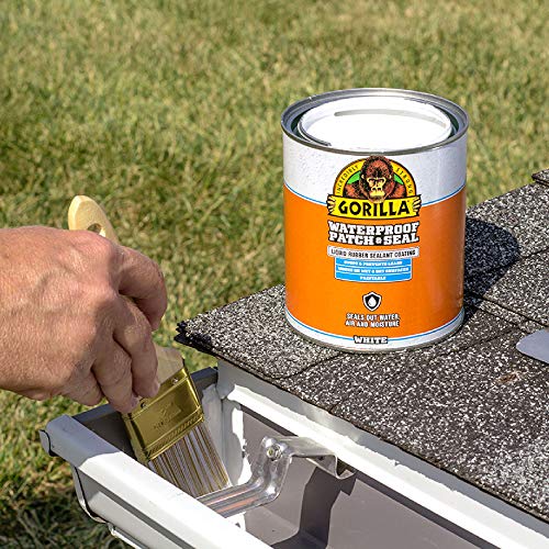 Gorilla Patch & Seal Liquid Rubber Waterproof Sealant, White - Image 6