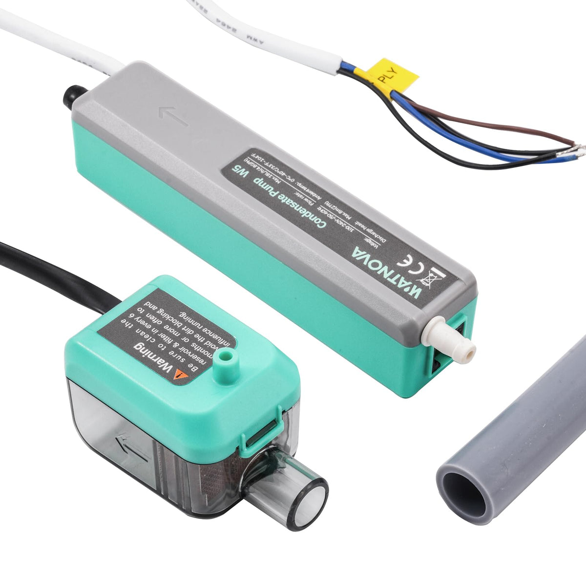 WATNOVA Slim Mini Split Condensate Pump, 4.75 GPH 27 ft | Home Repair - Image 1
