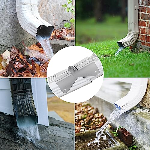 6pcs Gutter Extension Hinge, Stainless Steel Downspout - Image 8