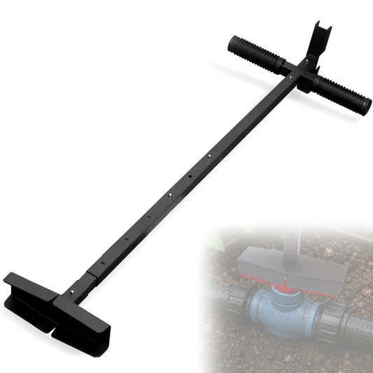 Adjustable Long Handle Ball Valve Wrench, 4-Position Water - Image 1