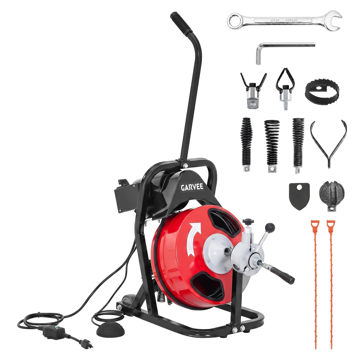 Reliable Electric Drain Cleaner Machine, Automatic Feed Sewer - Image 1