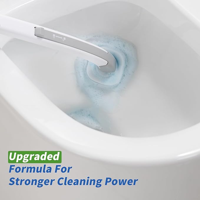 oshang 28 Count Toilet Brush Refills, Toilet Refill Pads, Disposable Toilet Brush Heads for Bathroom Cleaning