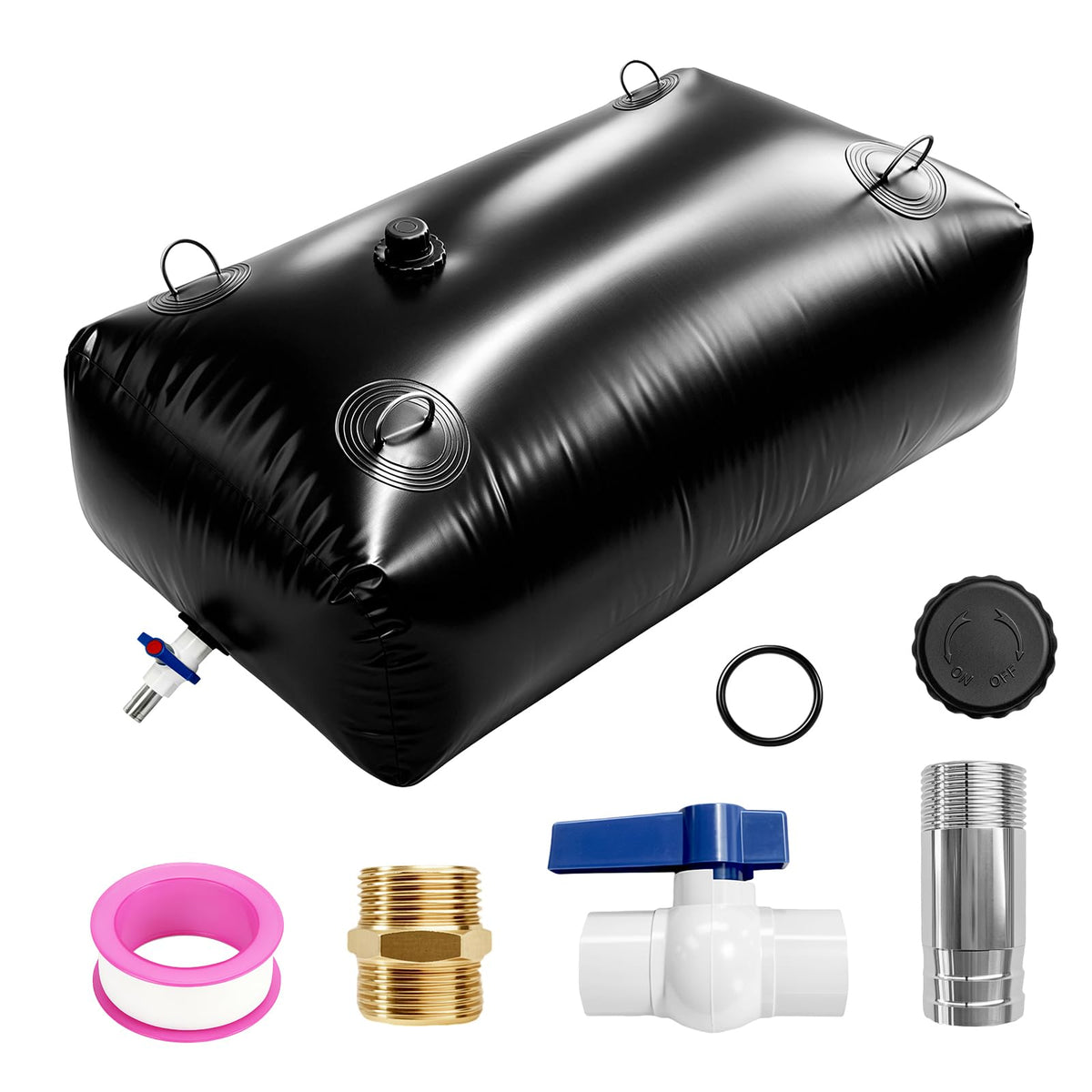 63 Gal Water Bladder Storage Foldable Portable Water - Image 1