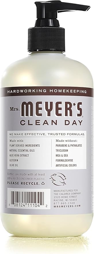Mrs. MEYER'S CLEAN DAY Variety, 2 Liquid Hand Soap 12.5 OZ, 1 Liquid Dish Soap, 16 FL OZ (Lavender)