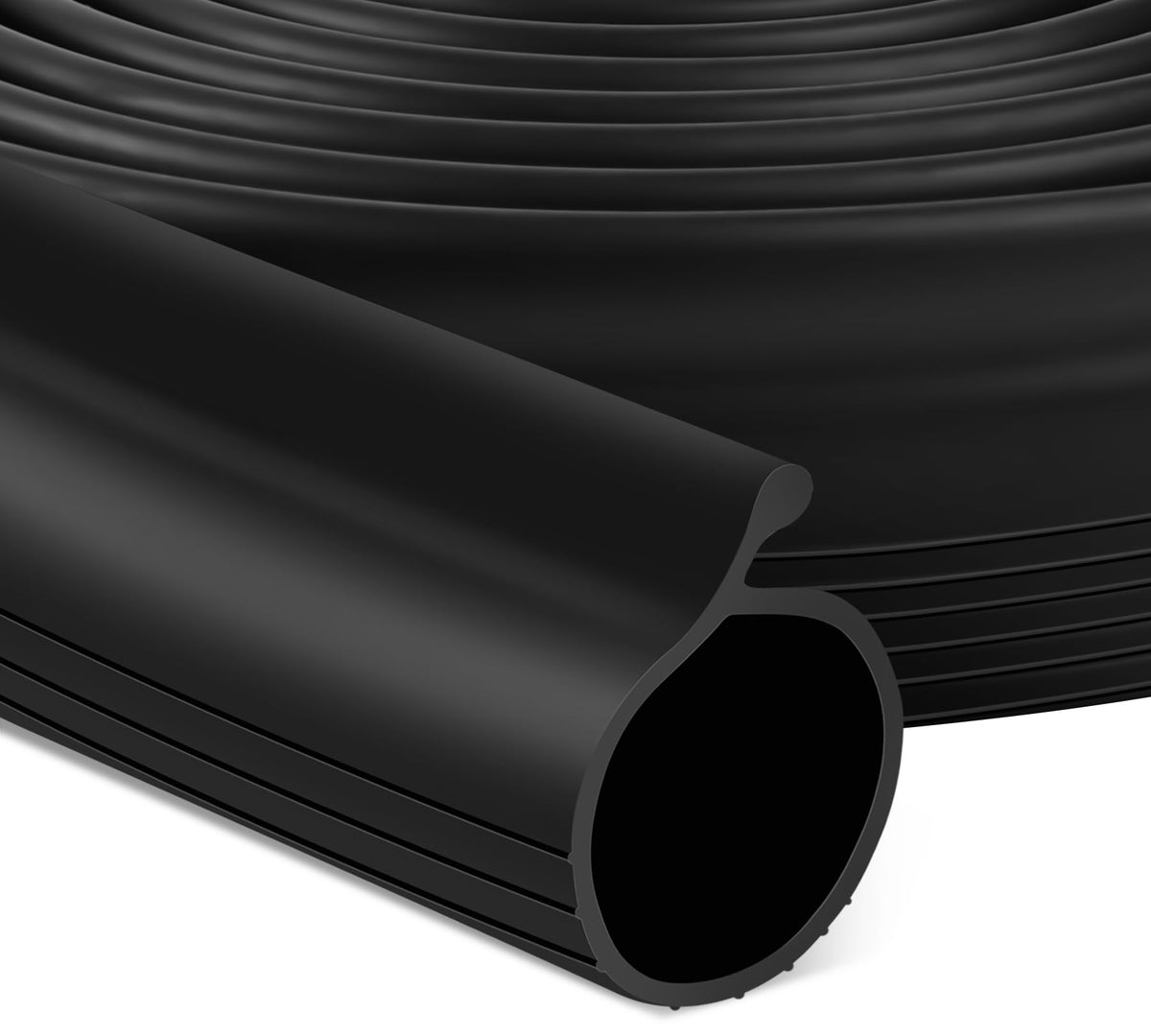 10 FT Garage Door Bottom Seal Rubber 0.19" P Bulb Bottom | Home Repair - Image 1
