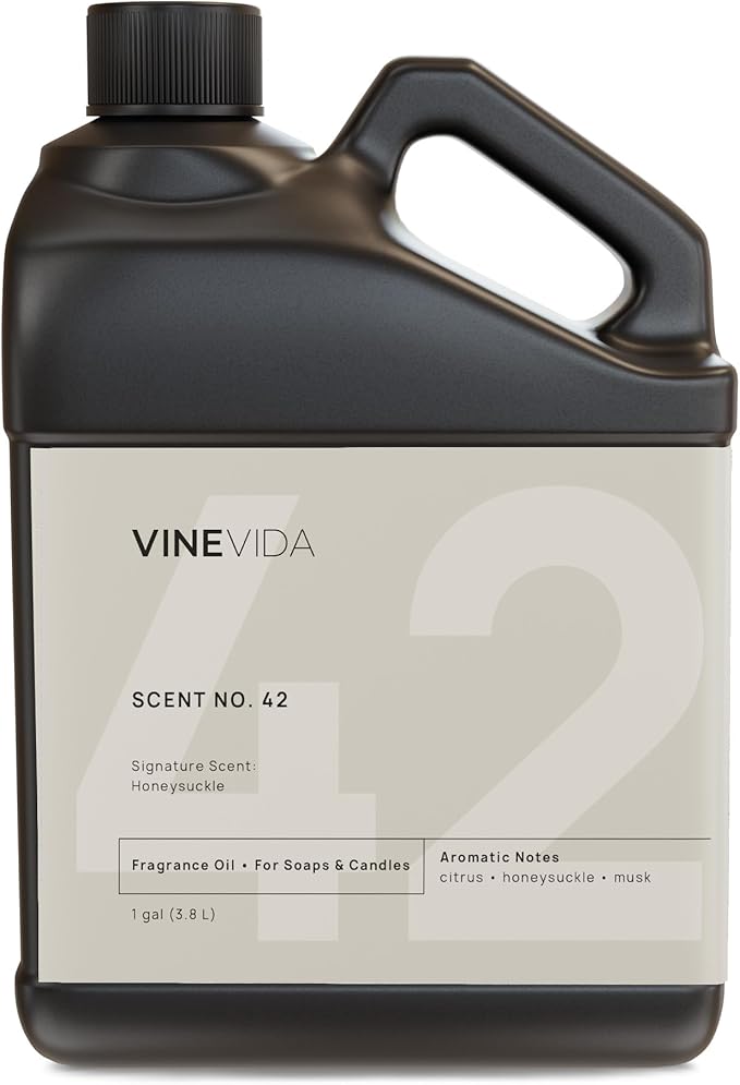 VINEVIDA [128oz] Honeysuckle Fragrance Oil for Candle Making and Soap Making - Premium Candle Scents for Soy Candles