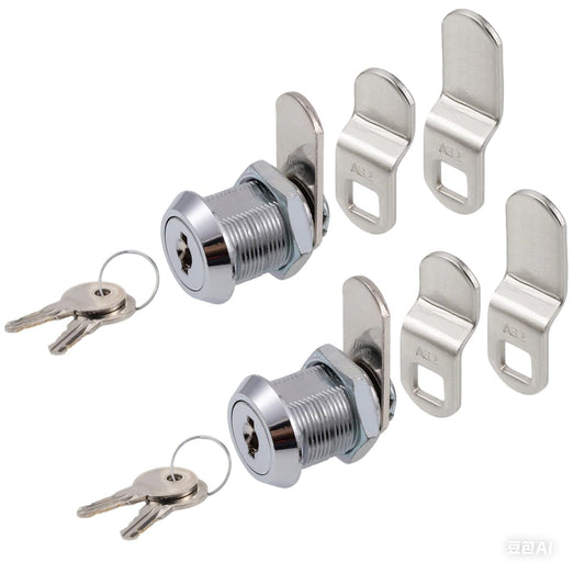 WOOCH Cabinet Cam Lock, 5/8 Inch Keyed Alike Cam Locks - Image 1