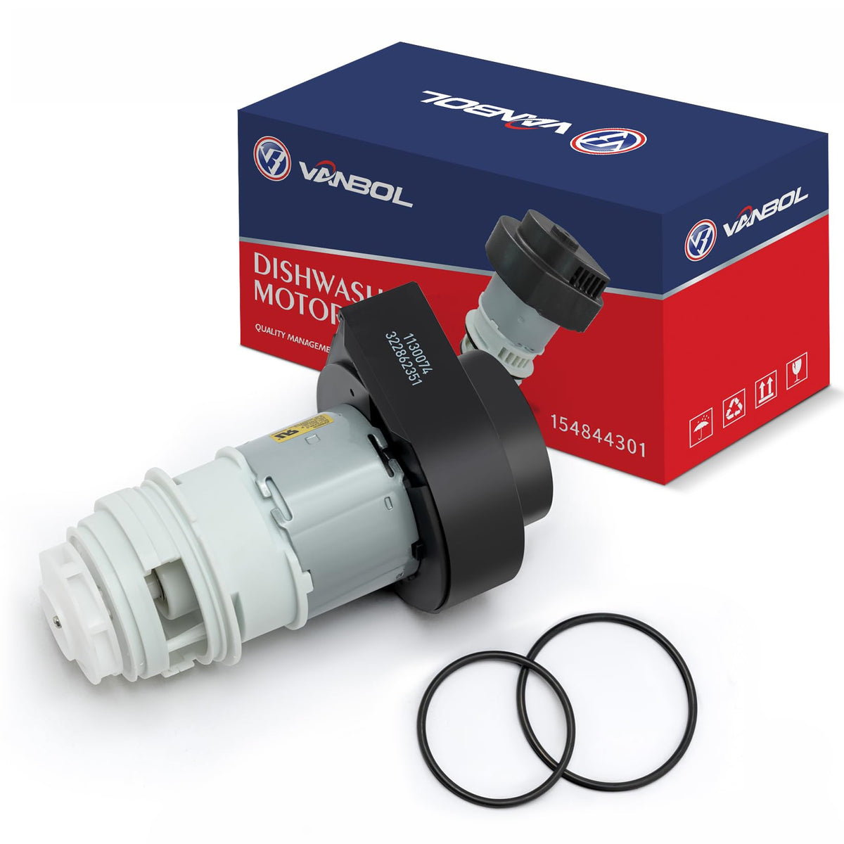 154844301 Dishwasher Circulation Pump Motor Compatible - Image 1
