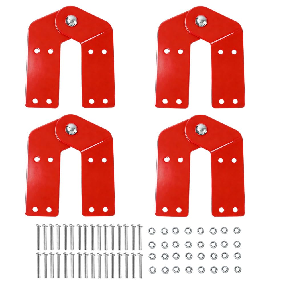 4-Pack Attic Ladder Hinge Herringbone Joint Folding Pivot Part - Image 1