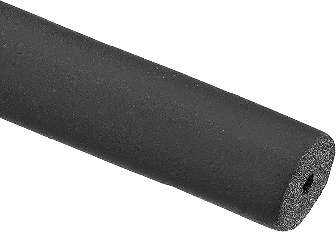 PATIKIL 70.9"L x 5/8"ID x 0.6"T Pipe Insulation Foam Tube, Water Pipe Insulation Tubing Heat Preservation for Plumbing Water AC Pipe Sprinkler Spigot, Black