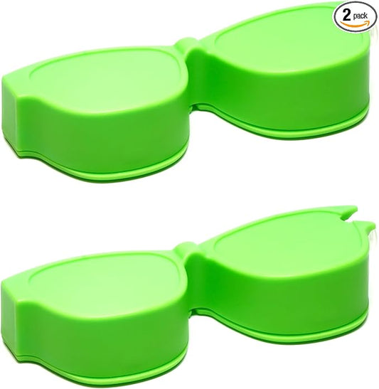 Calabria Kool Klean 2 Pack Eyeglasses Lens Cleaner Kit Green 15 ml Cleaning Spray, White Cleaning Cloth Eyewear Cleaning Kit